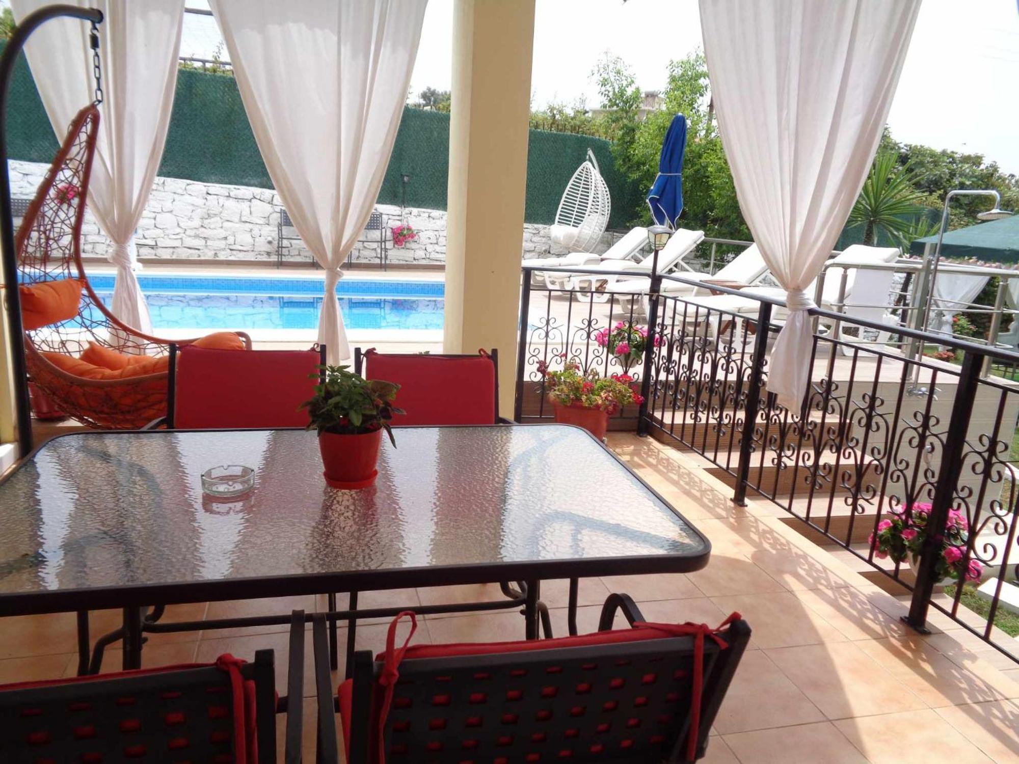 Villa Cato Sarande Bagian luar foto